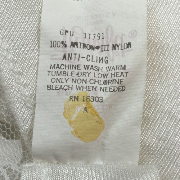 Figurfit Womens Camisole Size 34 White Lacey Feminine Sexy Lingerie Trousseau - Picture 4 of 5